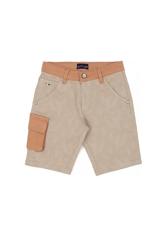 Шорты карго комбинированные для мальчиков - G083SZ0DB0KARISKIDS_B Бермуда муж. детс. (VR011, 9_10)