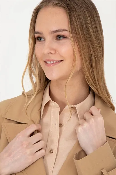 Тренч классический с поясом - G082SZ0KS0NICI Куртка жен. (VR233, 40)