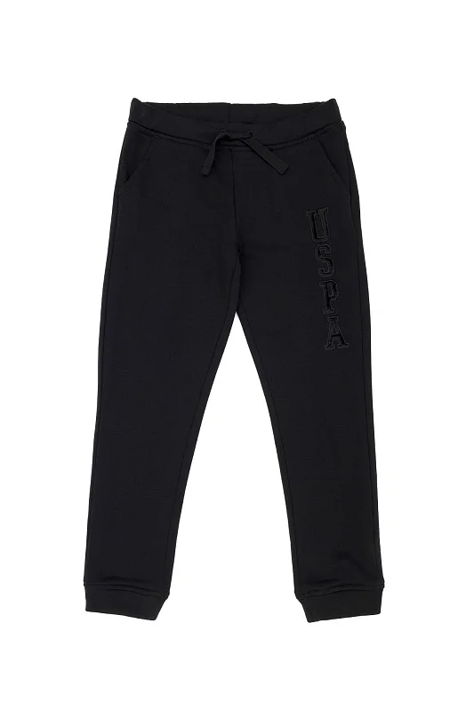 Спортивные брюки с вышивкой для девочек - G084SZ0OP0RT01-SK023 Брюки спорт. жен. детс. (VR046, 9_10)