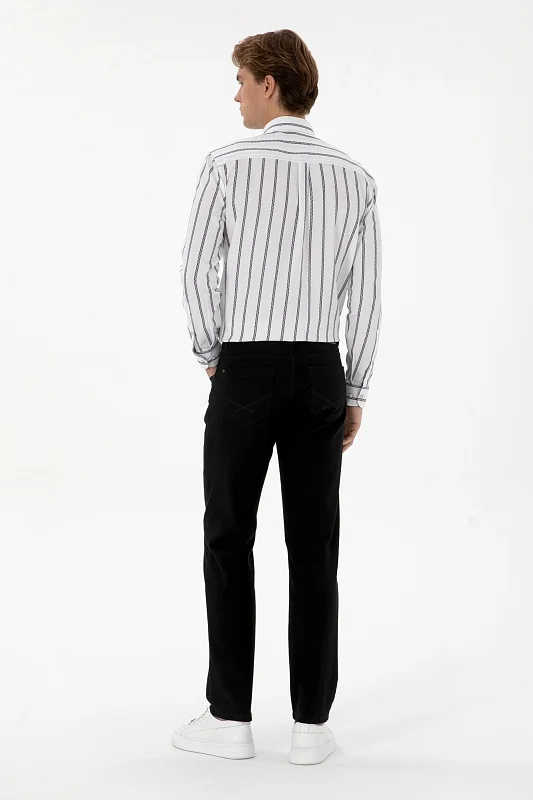 Брюки текстурированные прямые - G081SZ0780MICALEX25K_REG Брюки муж. (VR046, 38, 33)