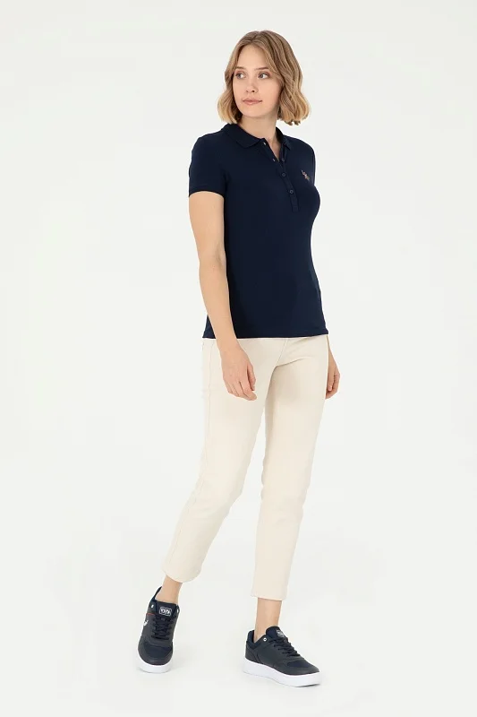 Футболка-поло из хлопка - G082SZ0110TP0124-CLR Футболка жен. (VR033, S)