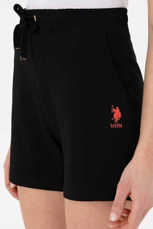 Шорты спортивные на кулиске - G082SZ0OS0DOTIH25 Брюки спорт. жен. (VR046, XS)