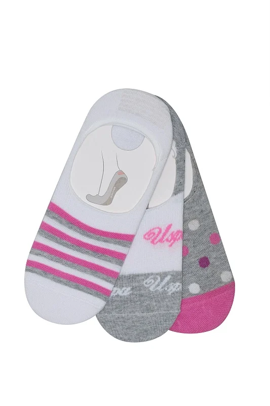 Подследники женские, 3 пары - A082SZ013P03ANGE-IY22 Носки жен. (VR086)