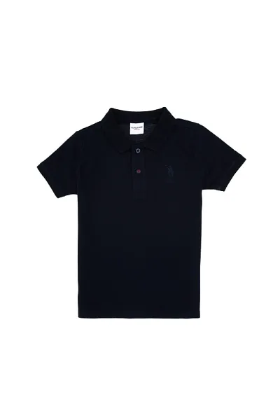 Футболка-поло базовая для мальчиков - G083SZ0110TP01IY025 Футболка муж. детс. (VR033, 3_4)