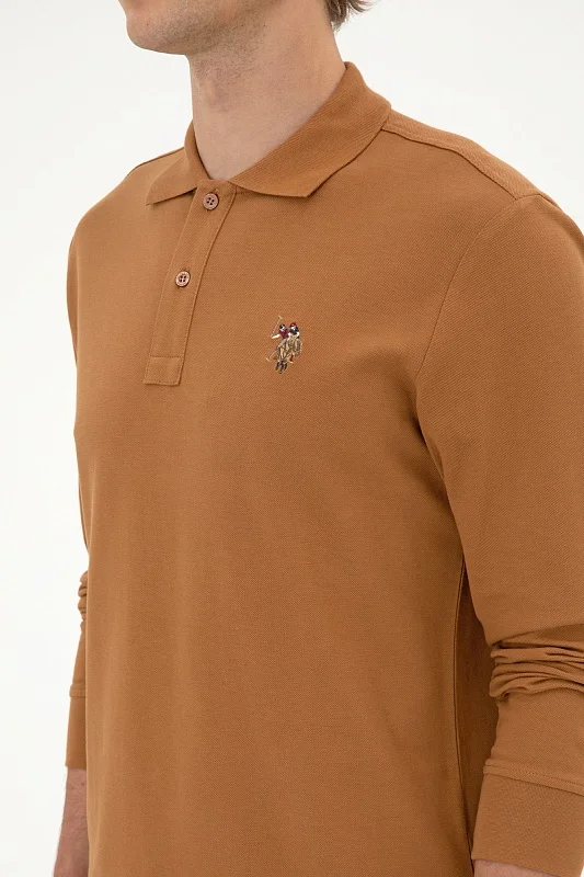 Поло с длинным рукавом из хлопка - G081SZ0820E_GTPSK025 Толстовка муж. (VR233, L)