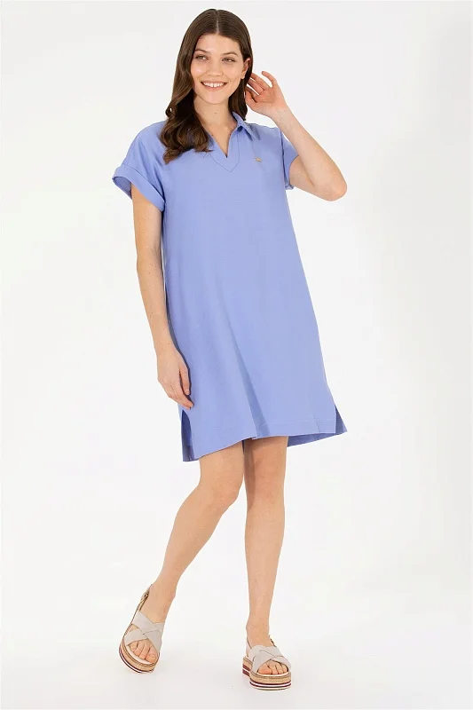 Платье из вискозы с коротким рукавом - G082SZ0320HECAR Платье жен. (VR036, 32)