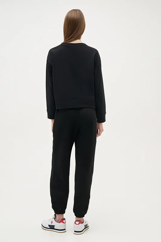 Свитшот с хлопком укороченный - G082SZ0820R_FELTA_SK024 Толстовка жен. (VR046, XS)