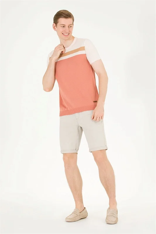 Футболка трикотажная из смесовой вискозы - G081SZ0TK0RABERT-IY23 Кофта муж. (VR042, S)