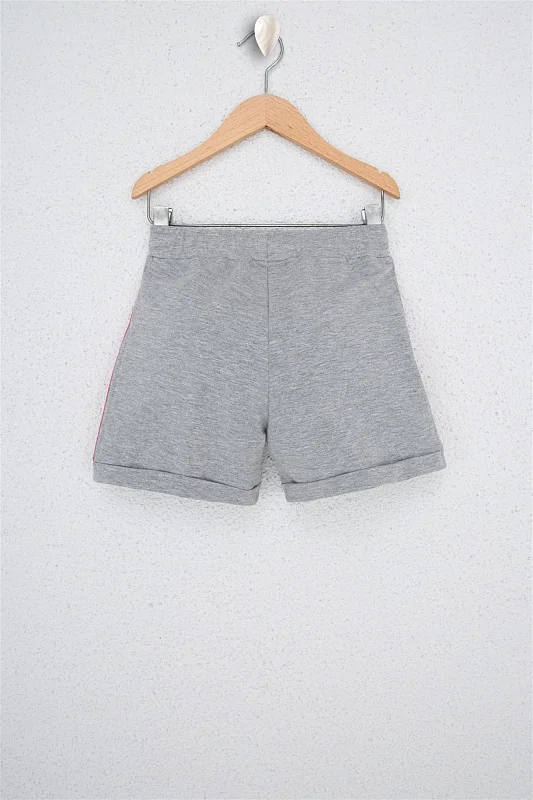 Шорты спортивные с пайетками для девочек - G084SZ0OS0CUGNE Брюки спорт. жен. детс. (VR086, 3_4)