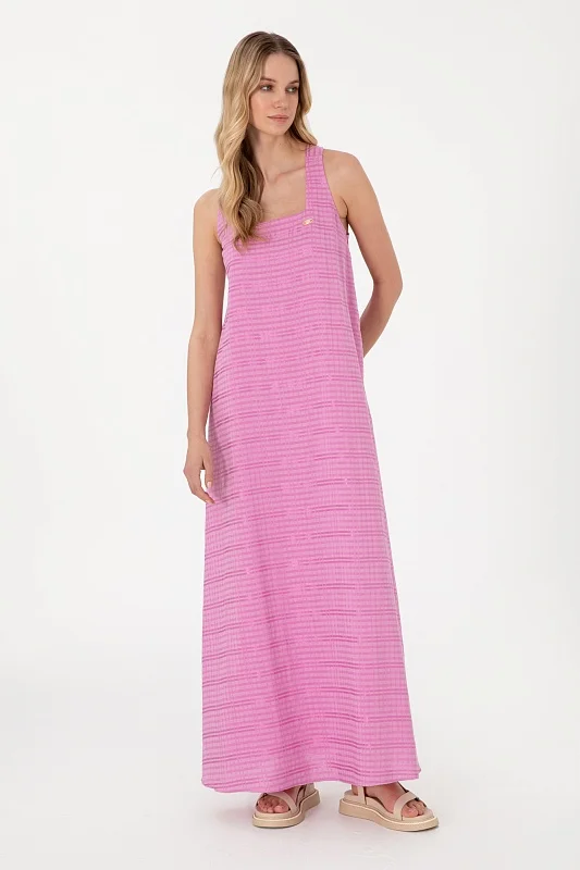 Сарафан макси из смеси хлопка с вискозой - G082SZ0320BROOK Платье жен. (VR023, 40)