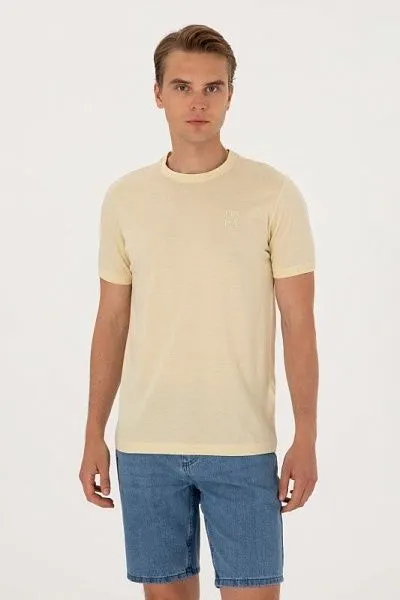 Футболка из хлопка с надписью - G081SZ0110EXC_MELENAS Футболка муж. (VR183, 2XL)