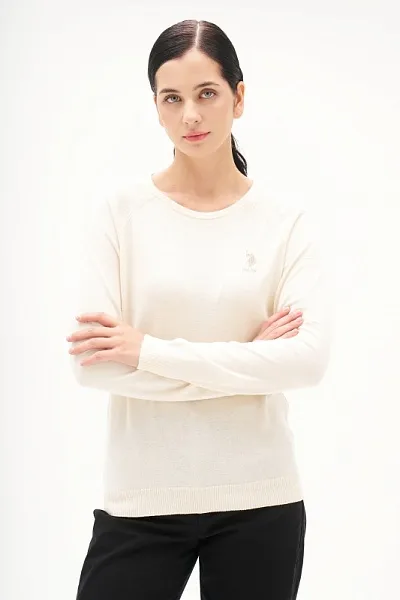 Джемпер из хлопка - G082SZ0TK0ART_OUT_MARINA Кофта жен. (VR256, 2XS)