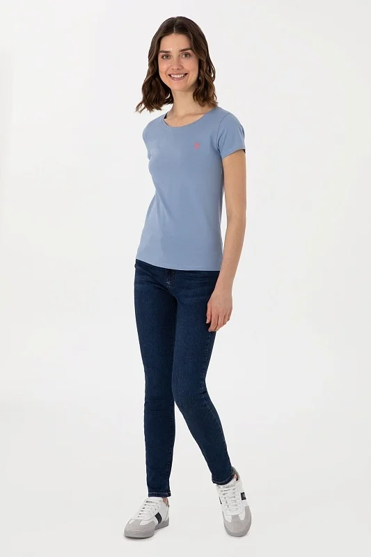 Футболка из хлопка с логотипом - G082SZ0110TO25 Футболка жен. (VR036, S)