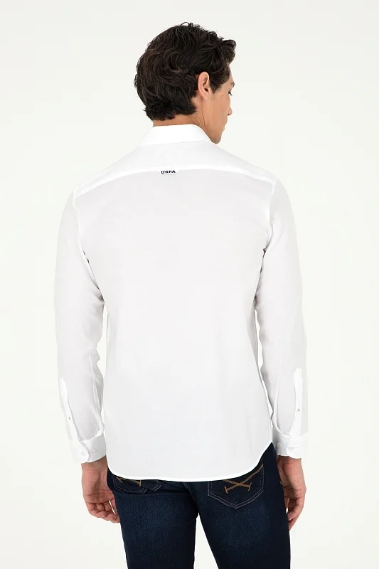 Рубашка из хлопка приталенная - G081SZ0040CEDRO024K Сорочка муж. (VR013, XL)