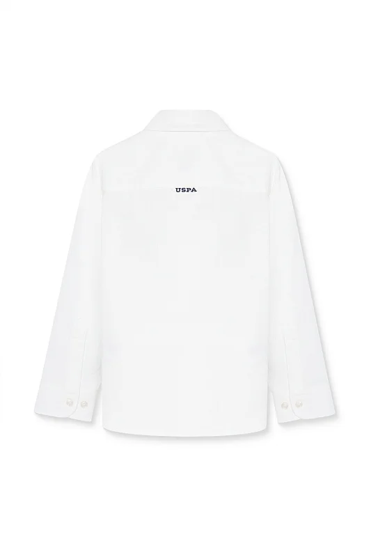 Рубашка из хлопка прямая для мальчиков - G083SZ0040CEDROKIDS Сорочка муж. детс. (VR013, 8_9)