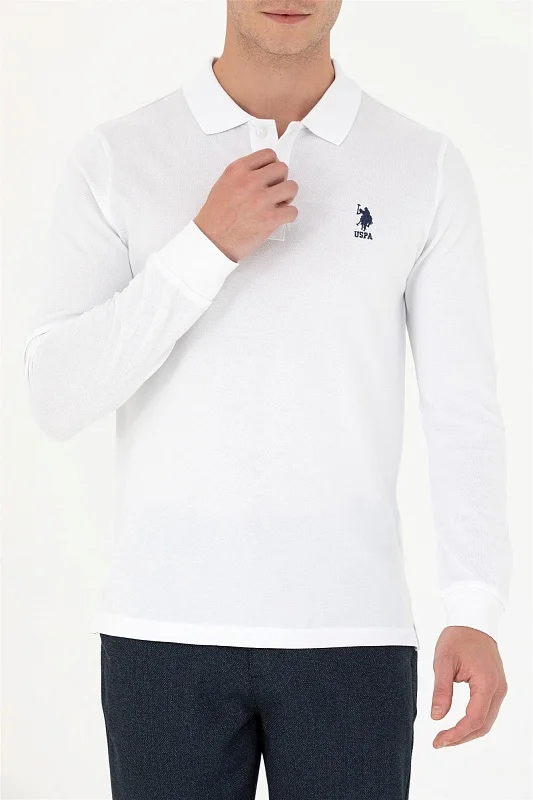 Поло с длинным рукавом из хлопка - G081SZ0820TP03SK023 Толстовка муж. (VR013, 3XL)