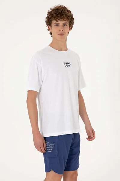 Футболка из хлопка с логотипом - G081SZ0110S_PURRY Футболка муж. (VR013, XL)