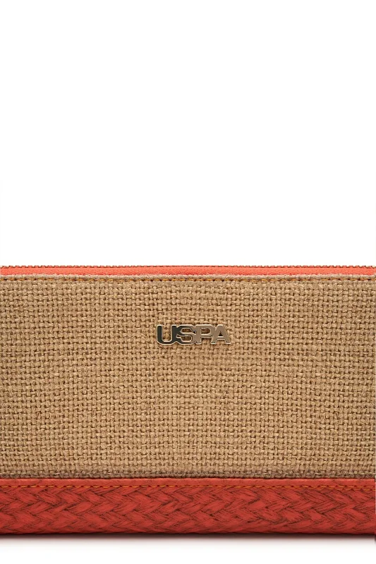 Кошелек  из джута на молнии - A082SZ0SR0Y24MUSSEDA Портмоне жен. (VR051)