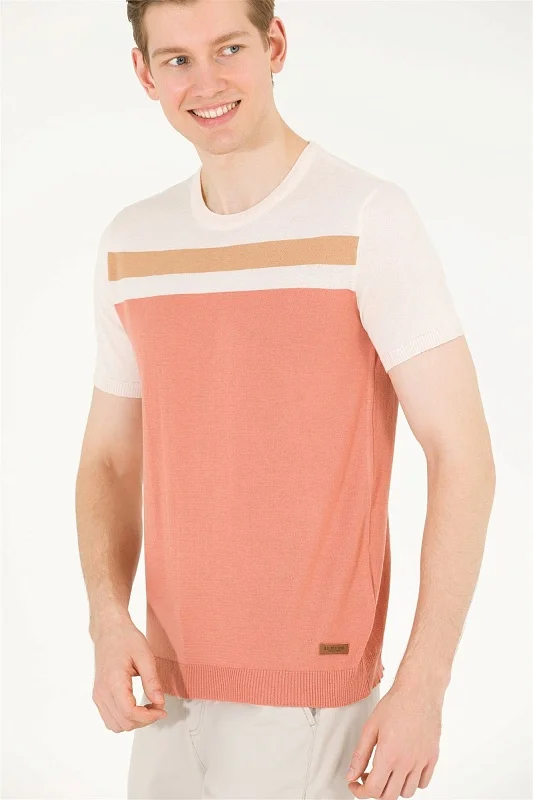 Футболка трикотажная из смесовой вискозы - G081SZ0TK0RABERT-IY23 Кофта муж. (VR042, S)