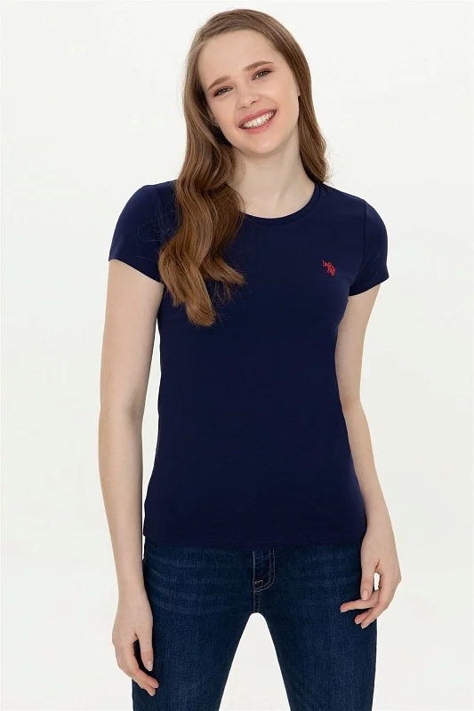 Футболка из хлопка с логотипом - G082SZ0110TO22 Футболка жен. (VR033, 2XS)