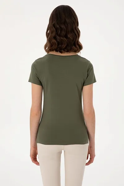 Футболка из хлопка с логотипом - G082SZ0110TO25 Футболка жен. (VR111, XS)