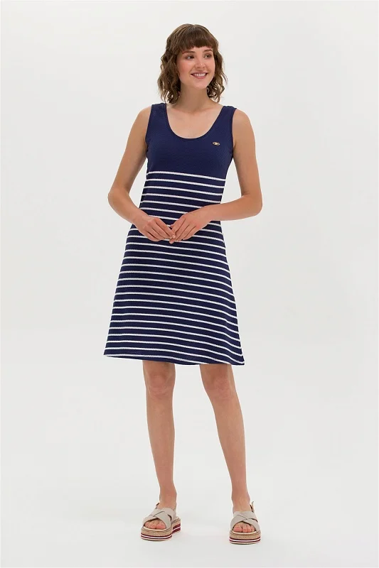 Платье мини в полоску - G082SZ0750MELON Платье жен. (VR033, XS)