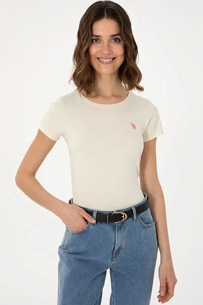 Футболка из хлопка с логотипом - G082SZ0110TO25 Футболка жен. (VR071, S)