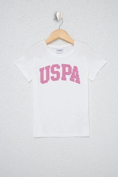 Футболка из хлопка с надписью для девочек - G084SZ0110KEAN-IY021 Футболка жен. детс. (VR184, 7_8)