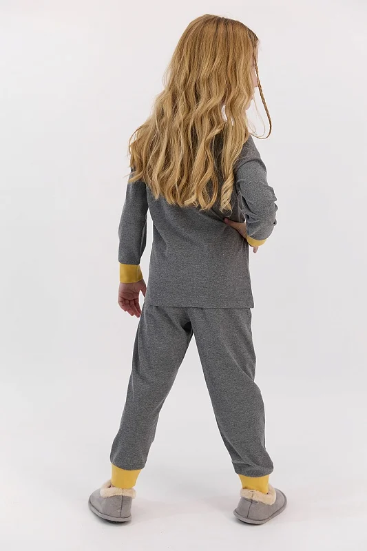 Пижама лонгслив и брюки для девочек - G084SZ0HF0US966-G Костюм дом. жен. детс. (ANT, 10-11)