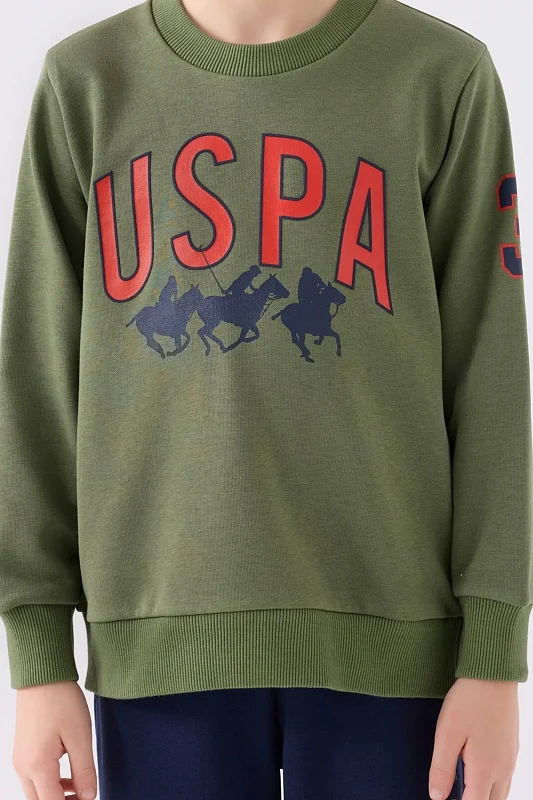 Свитшот и спортивные брюки для мальчиков - G083SZ0HF0US1908 Костюм дом. муж. детс. (VR027, 7_8)