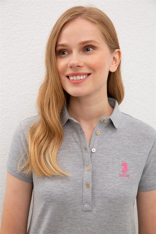 Платье-поло из хлопка свободное - G082GL0750GURLIN20-R Платье жен. (VR086, XS)