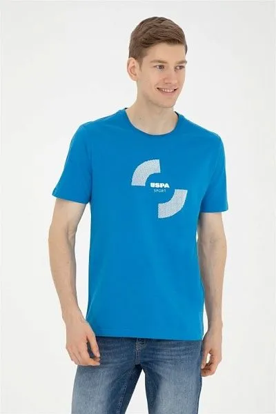Футболка из хлопка с принтом - G081SZ0110YAMO Футболка муж. (VR045, XL)