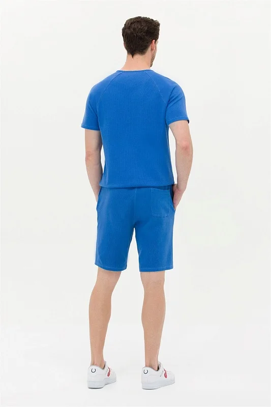 Шорты спортивные из хлопка фактурные - G081SZ0OS0FANOTO Брюки спорт. муж. (VR045, S)