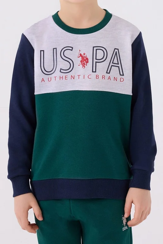 Свитшот и спортивные брюки для мальчиков - G083SZ0HF0US1922 Костюм дом. муж. детс. (VR079, 4_5)