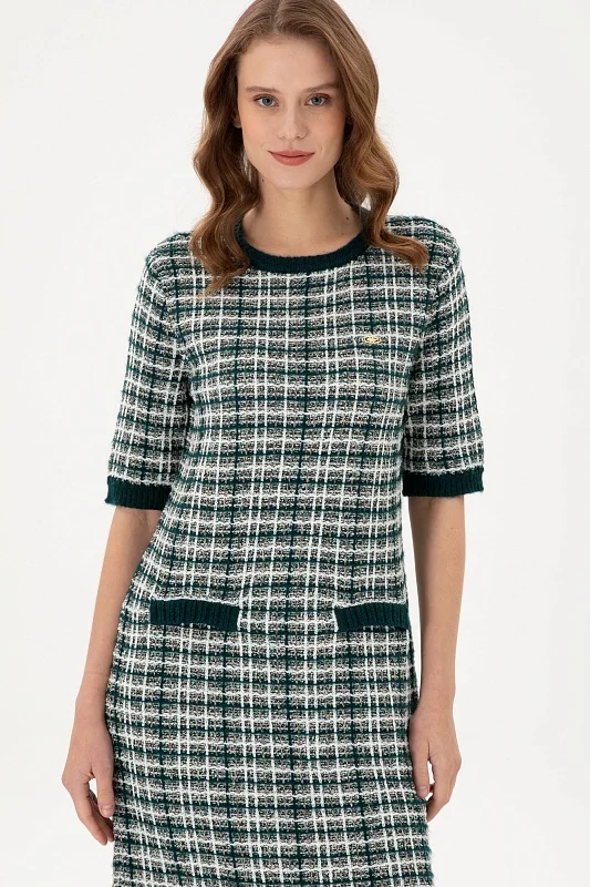 Платье мини твидовое - G082SZ0TE0HAZIL Платье жен. (VR079, XS)