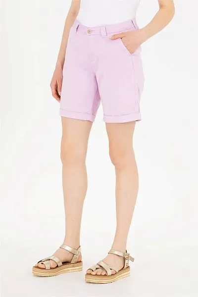 Шорты с хлопком - G082SZ0310CLEA23Y Бермуды жен. (VR211, 38)