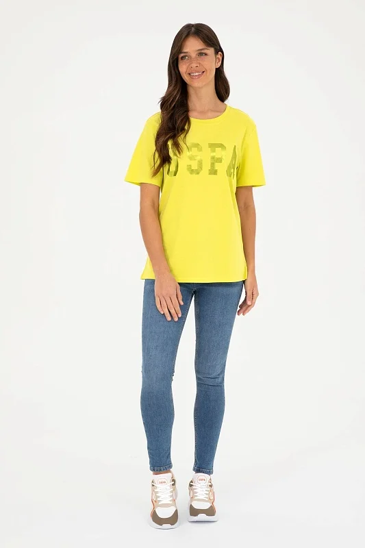 Футболка из хлопка с принтом свободная - G082SZ0110SEANIY24 Футболка жен. (VR087, 3XL)