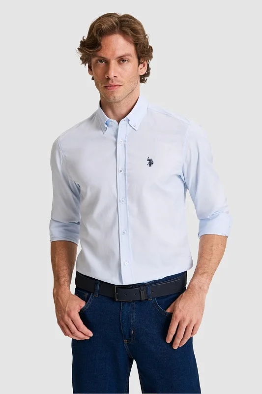 Рубашка из хлопка - G081SZ0040CEDRO026Y Сорочка муж. (VR003, S)