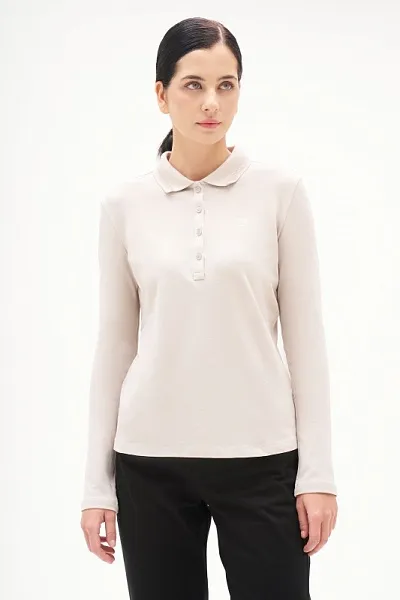 Поло с длинным рукавом из хлопка - G082SZ0820ART_TPG_SK025 Толстовка жен. (VR049, L)