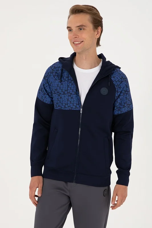 Толстовка на молнии с капюшоном - G081SZ0820S_GENHAS Толстовка муж. (VR033, XS)