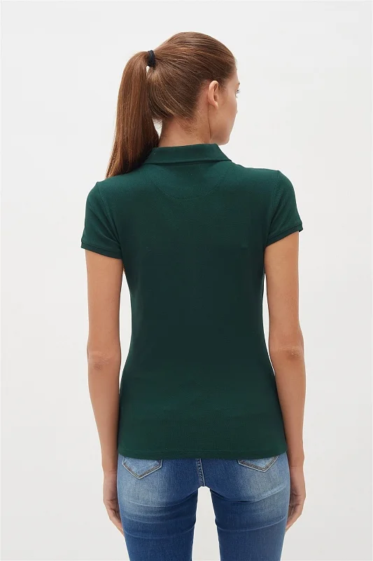 Футболка-поло из хлопка - G082SZ0110TP01SK020-011-R Футболка жен. (VR079, 2XS)