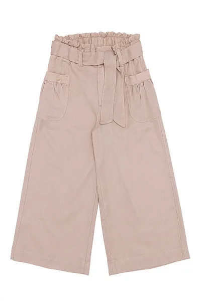Кюлоты с добавлением льна для девочек - G084SZ0780MONITEKIDS Брюки жен. детс. (VR085, 3_4)