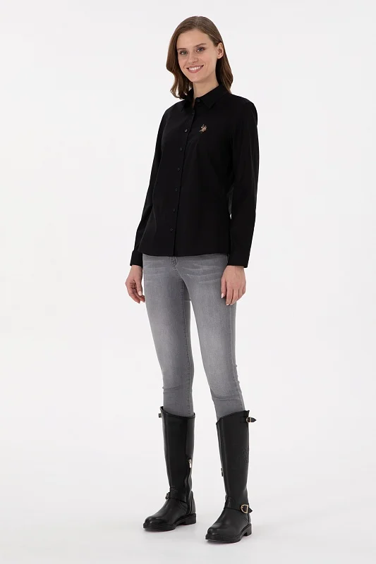 Рубашка из хлопка приталенная - G082SZ0040CRISCOLOR024K Сорочка жен. (VR046, 32)
