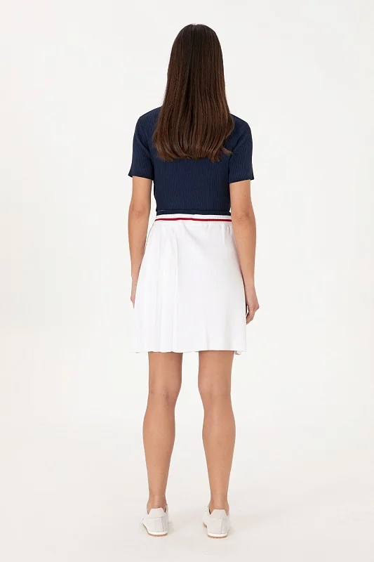 Юбка мини трикотажная в складку - G082SZ0TL0BRENDA_ETK Юбка жен. (VR013, XS)