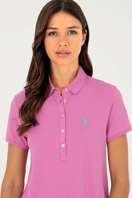 Платье-поло из хлопка свободное - G082GL0750GURLIN24 Платье жен. (VR037, XS)
