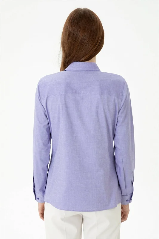 Рубашка из хлопка приталенная - G082SZ0040CRISCOLOR023K Сорочка жен. (VR038, 32)