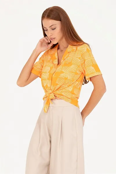 Рубашка с коротким рукавом - G082SZ0OG0MIVIAN Рубашка жен. (VR051, 2XS)