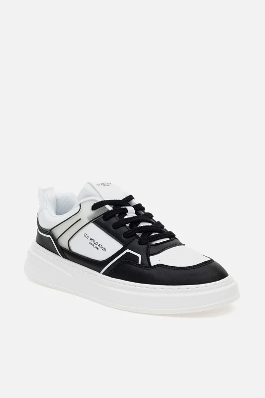 Кеды из экокожи комбинированные - S081SZ0330E_Y25LAGGEN_SNKR Обувь муж. (VR046, 45)