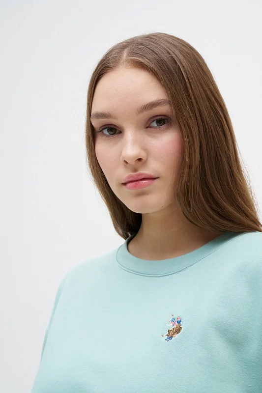 Свитшот с хлопком укороченный - G082SZ0820R_FELTA_SK024 Толстовка жен. (VR048, XS)