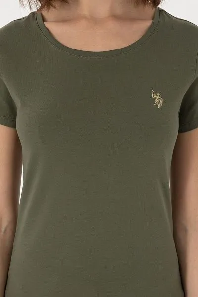 Футболка из хлопка с логотипом - G082SZ0110TO25 Футболка жен. (VR111, 3XL)